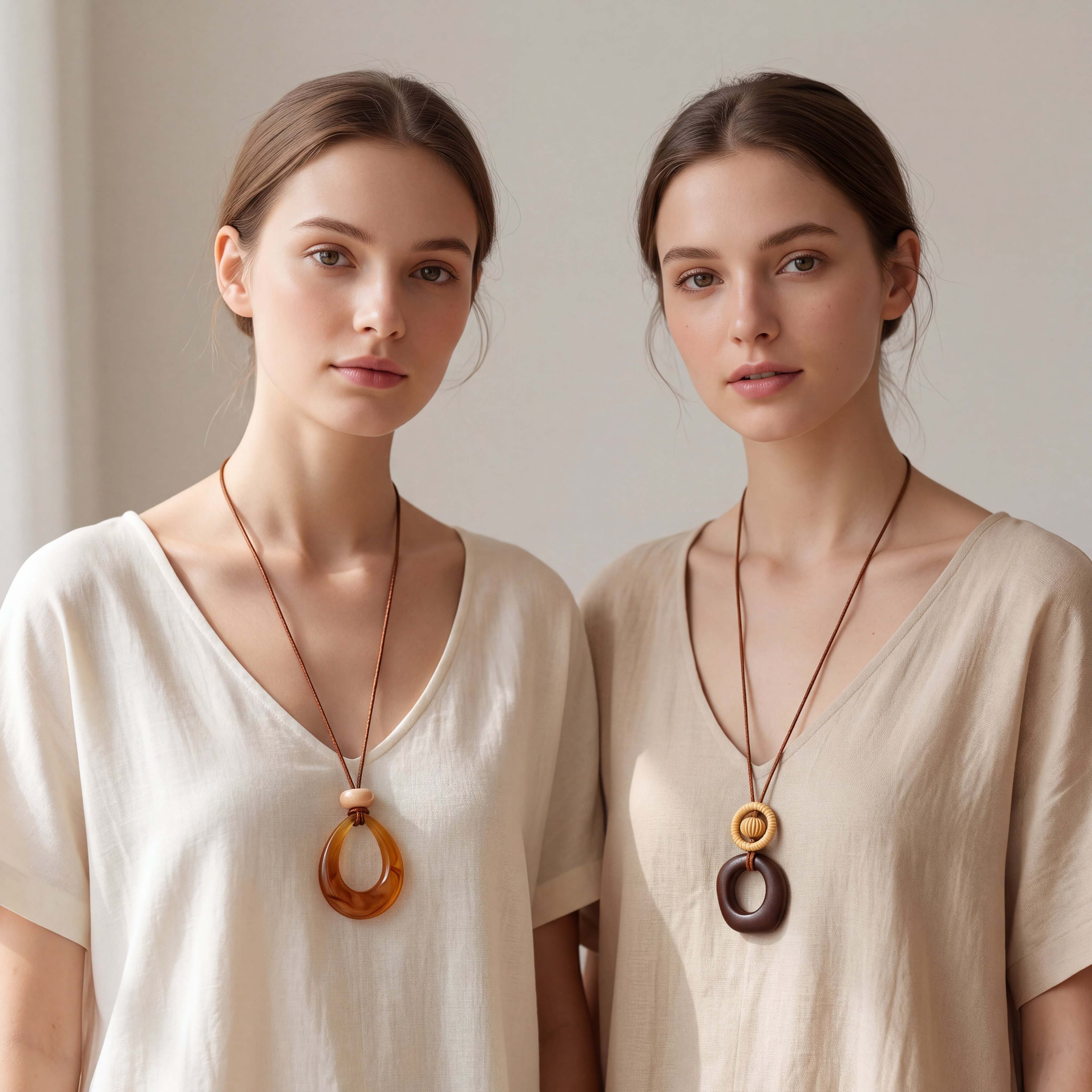 3pcs Zen Bohemian Layered Sweater Chains with Pendants