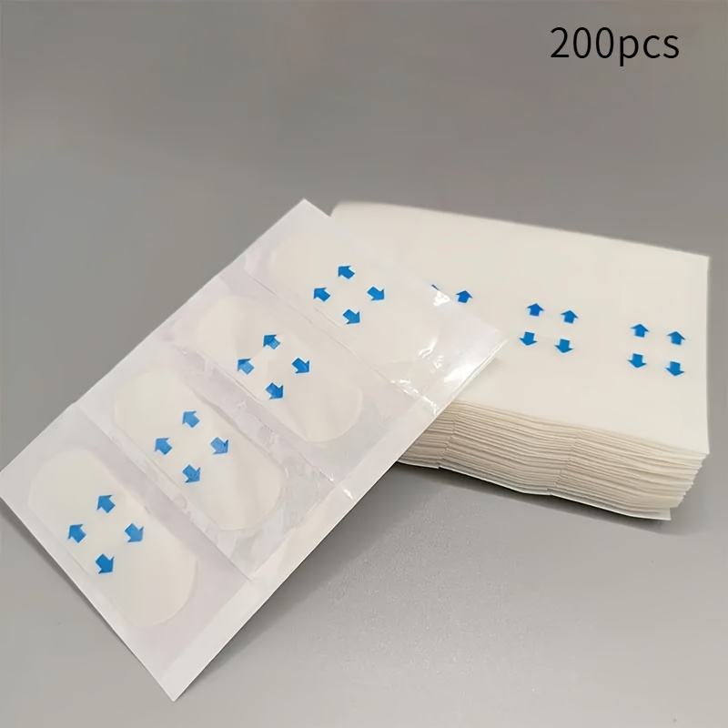 Image of 200pcs Seamless Facial Patches For Smooth Light Beige - Paba-free, Suitable For All Light Beige Types, Ideal For Double Chin & Face Care, Lightweight Beauty Tools For