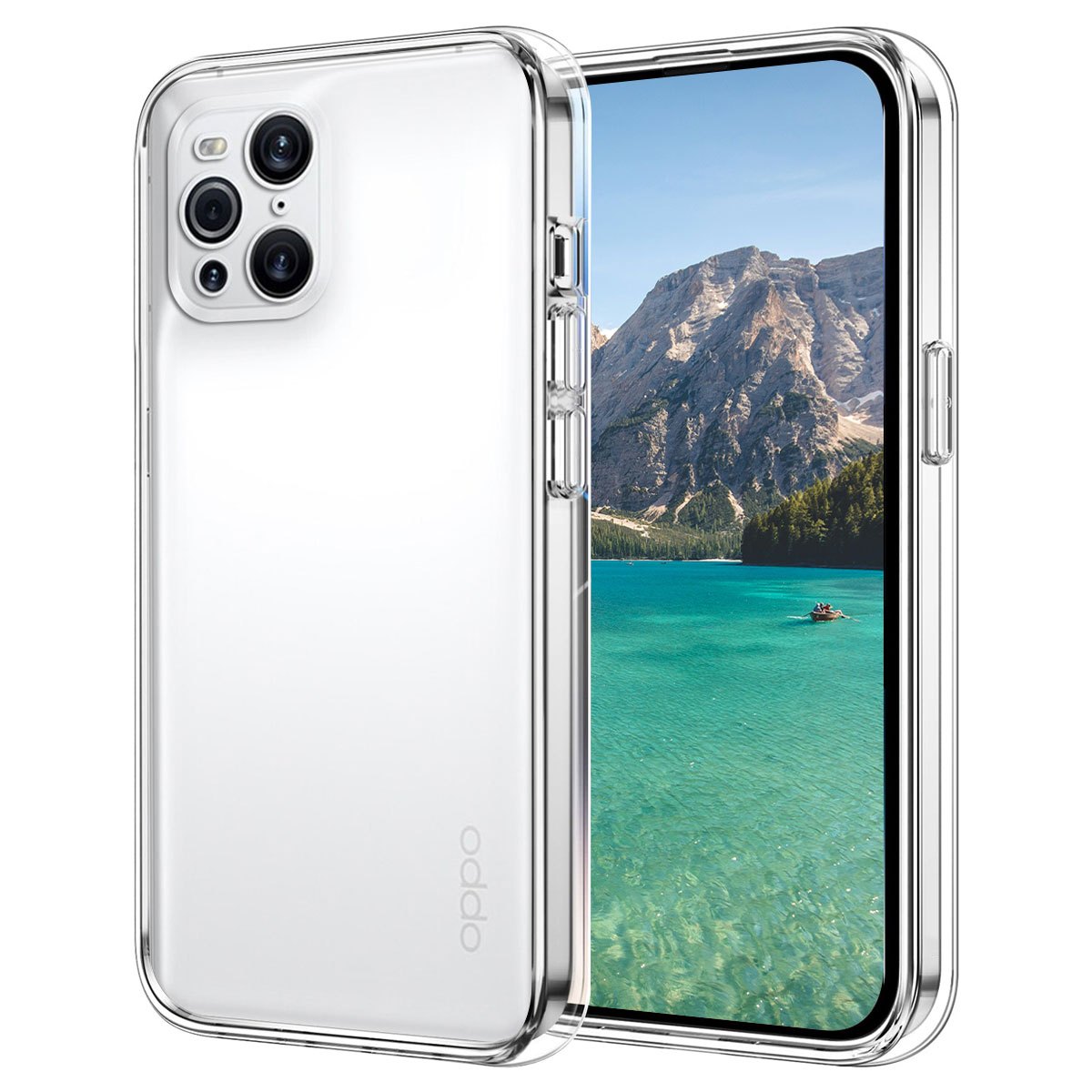 TEMU Phone Case: Suitable For Oppo Find X3 Pro Phone Case, Flexible Drop-proof Full Protection Anti-scratch Back Cover, Transparent Tpu