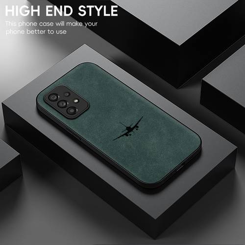 flight pattern phone case made of luxurious synthetic leather with high quality shock resistant and slip resistant suitable for samsung a52 a3 a22 a12 a71 a51