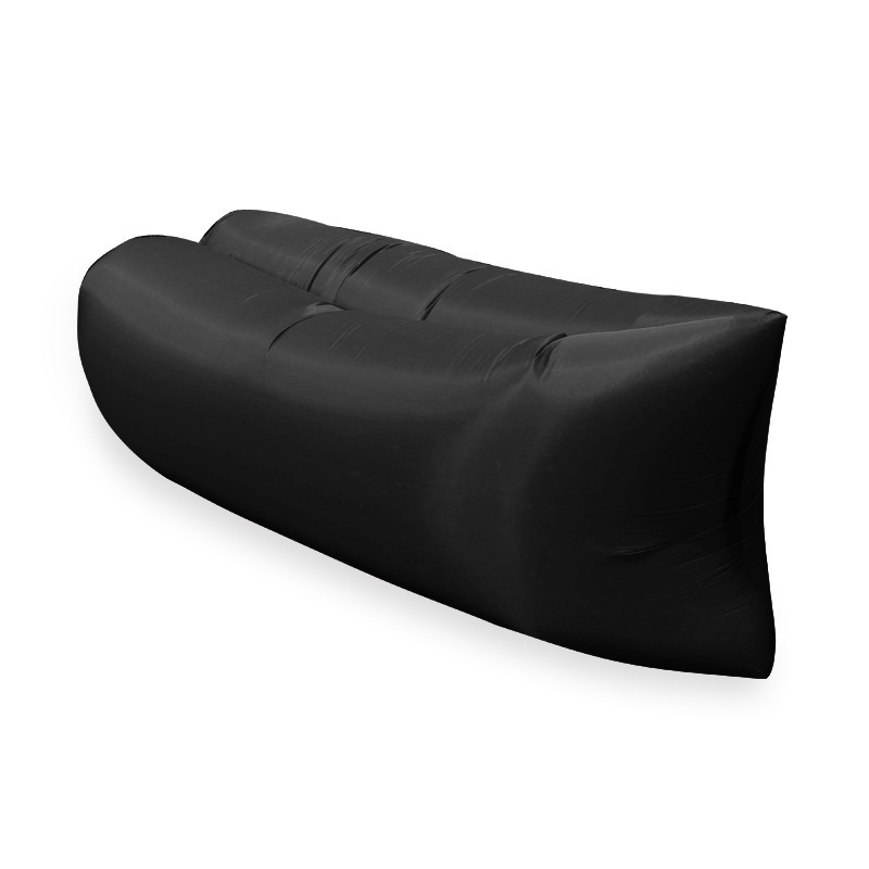 inflatable sofa chair portable foldable lounger with ultra soft and sturdy for indoor outdoor use   camping gaming   great gift for christmas birthday black   blue  