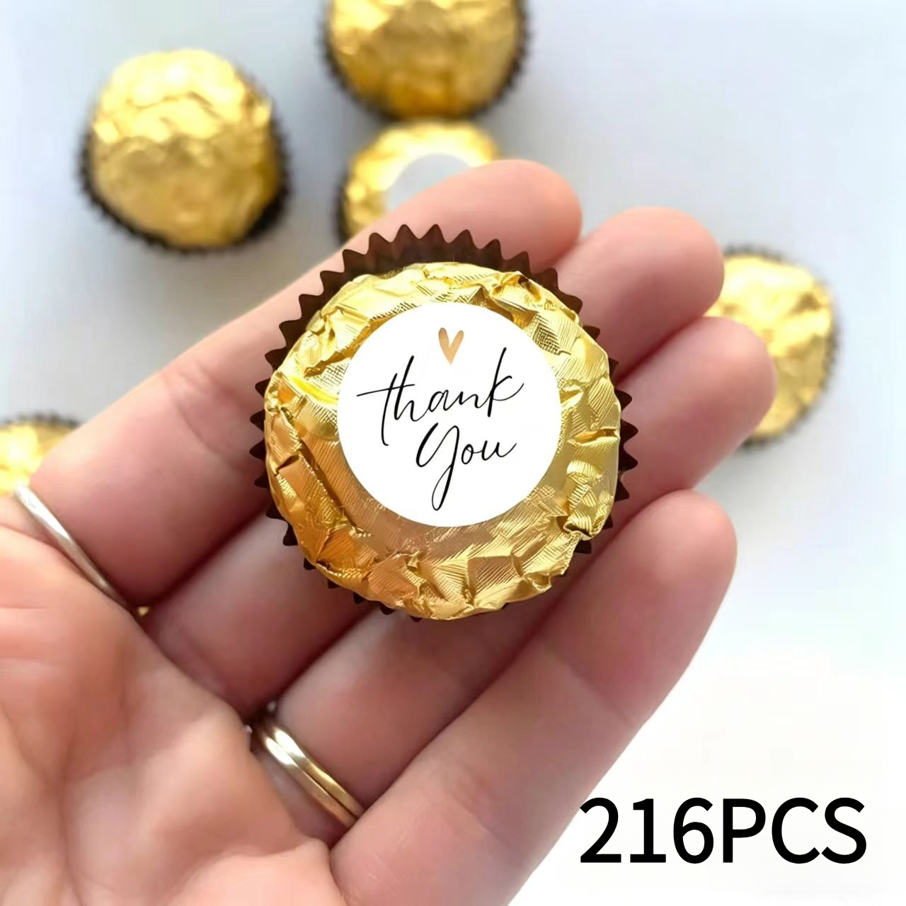 TEMU 216pcs Set, Heart-shaped Stickers, Anniversary Stickers, Wedding Anniversary Party Favors, Candy And Envelope Decorative Stickers