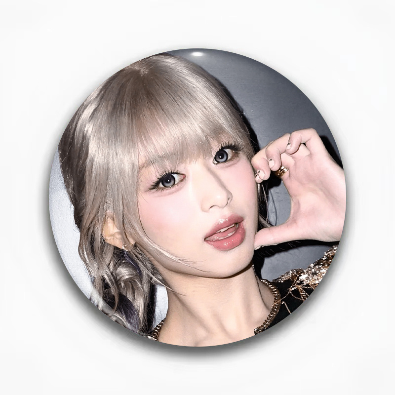 TEMU Anime Cartoon, Band Fashion Brooch, Unisex Round Badge Pin - Suitable As A Fun Gift And Idea Family, , , 58mm Trending, 1pc, Latest Style