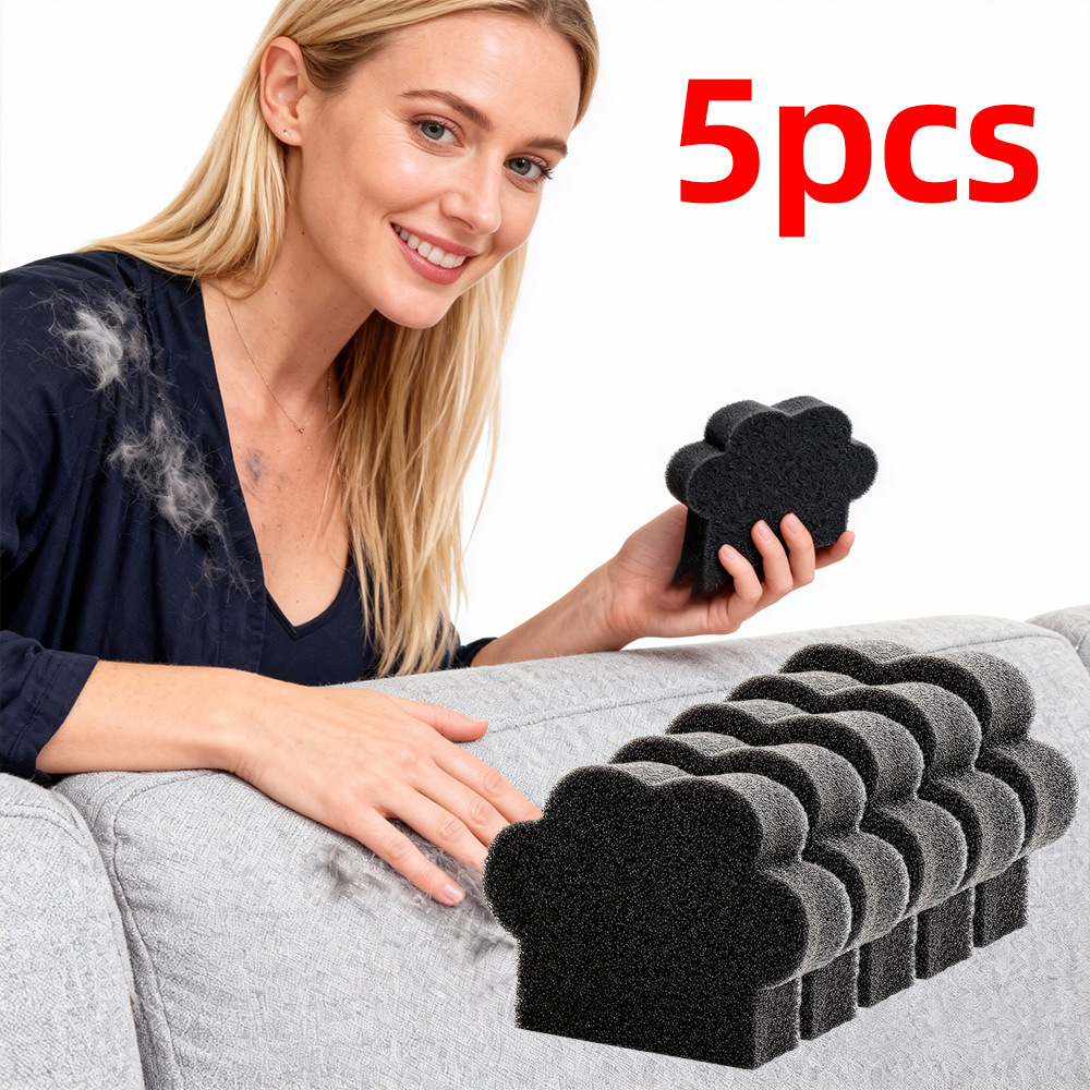 E-shop 5er-Pack Waschmaschinen-Haarentferner - Fusselfilter zur Entfernung von Tierhaaren und Schmutz, manueller Trommelreiniger, kein erforderlich,