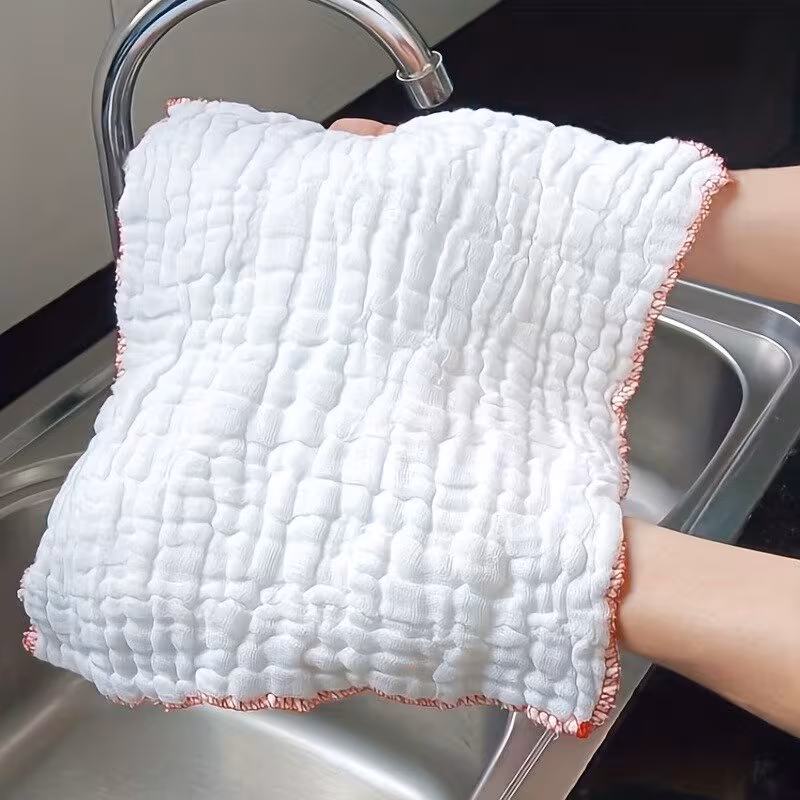 5pcs durable non stick oil absorbing kitchen towels high cleaning mesh cloths easy to wipe Product details 1