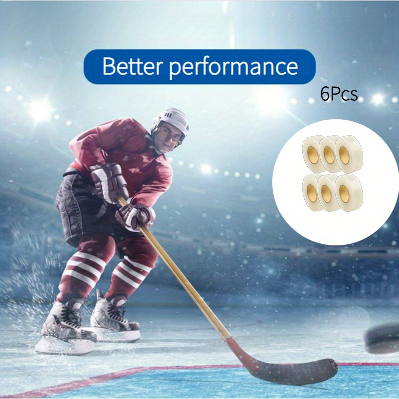 Image of Yitape Clear Hockey Tape Tape Rolls Strong Adhesive, Easy To Stretch And Apply Durable Shin Pads Socks And Gear Tape