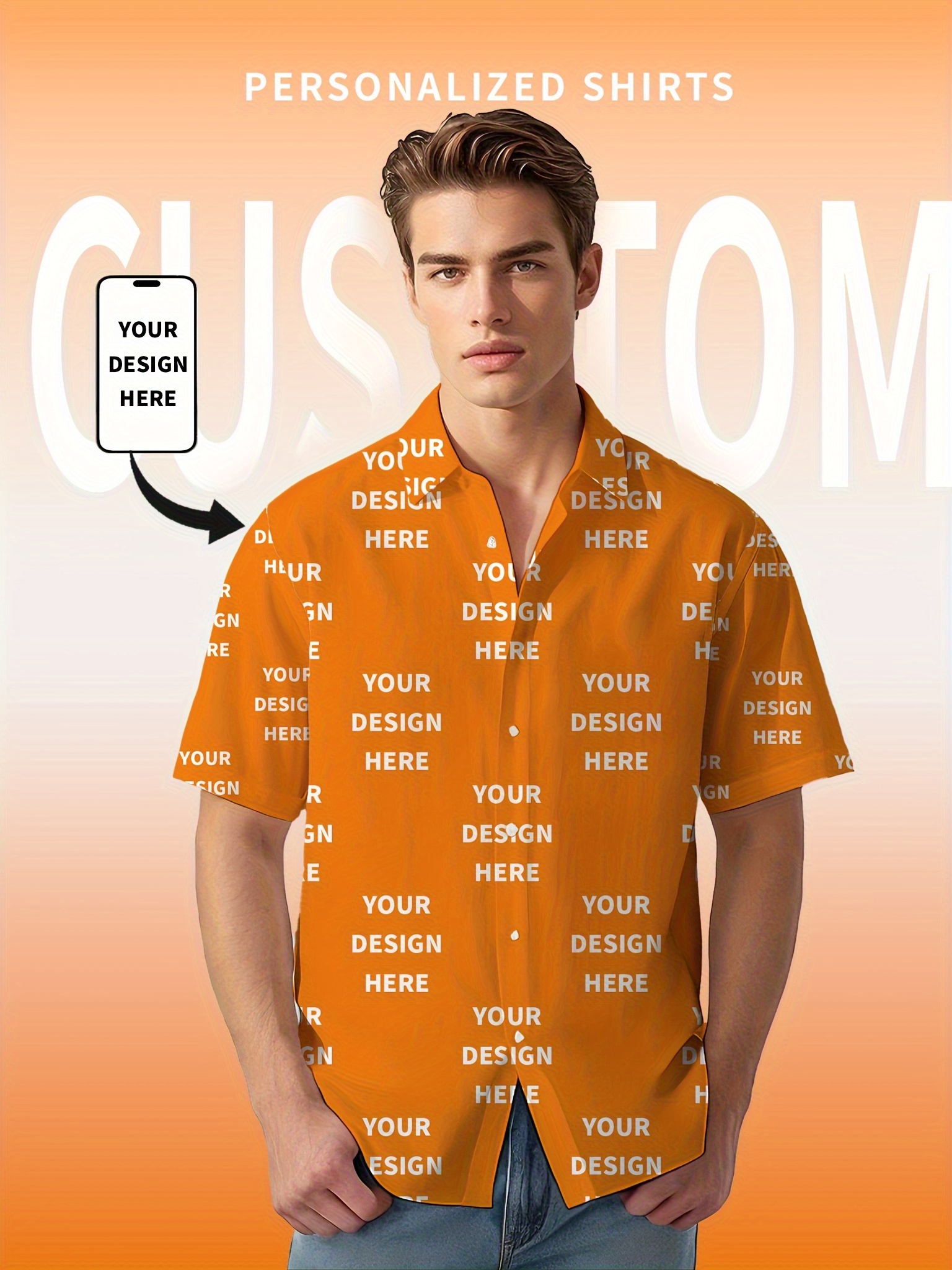 white christmas dresses Design Your Own Hawaiian Shirts or Polo Shirts main image 0