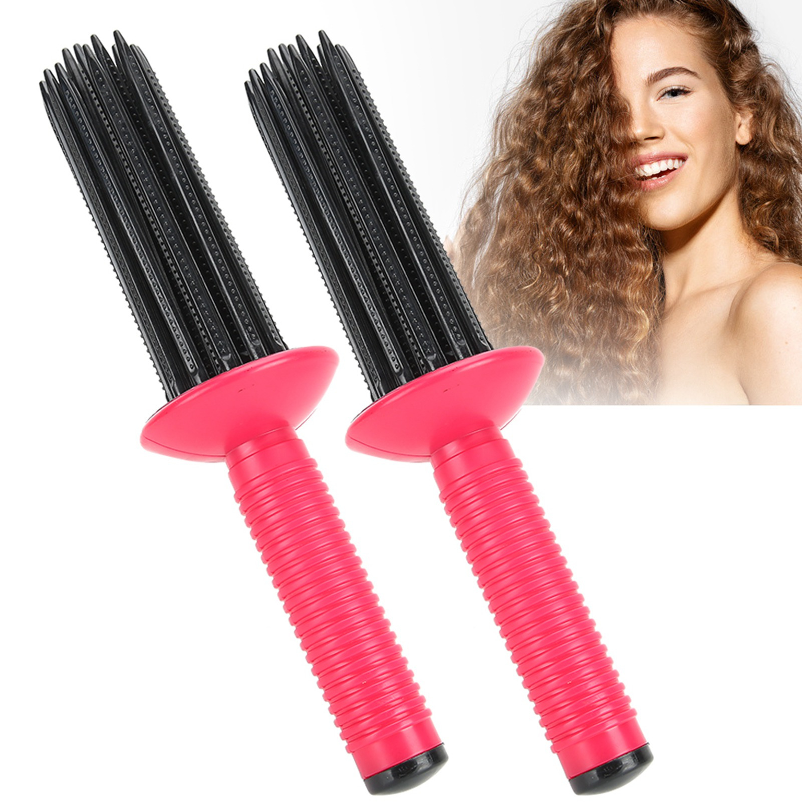 hair curling comb sold on Temu United States