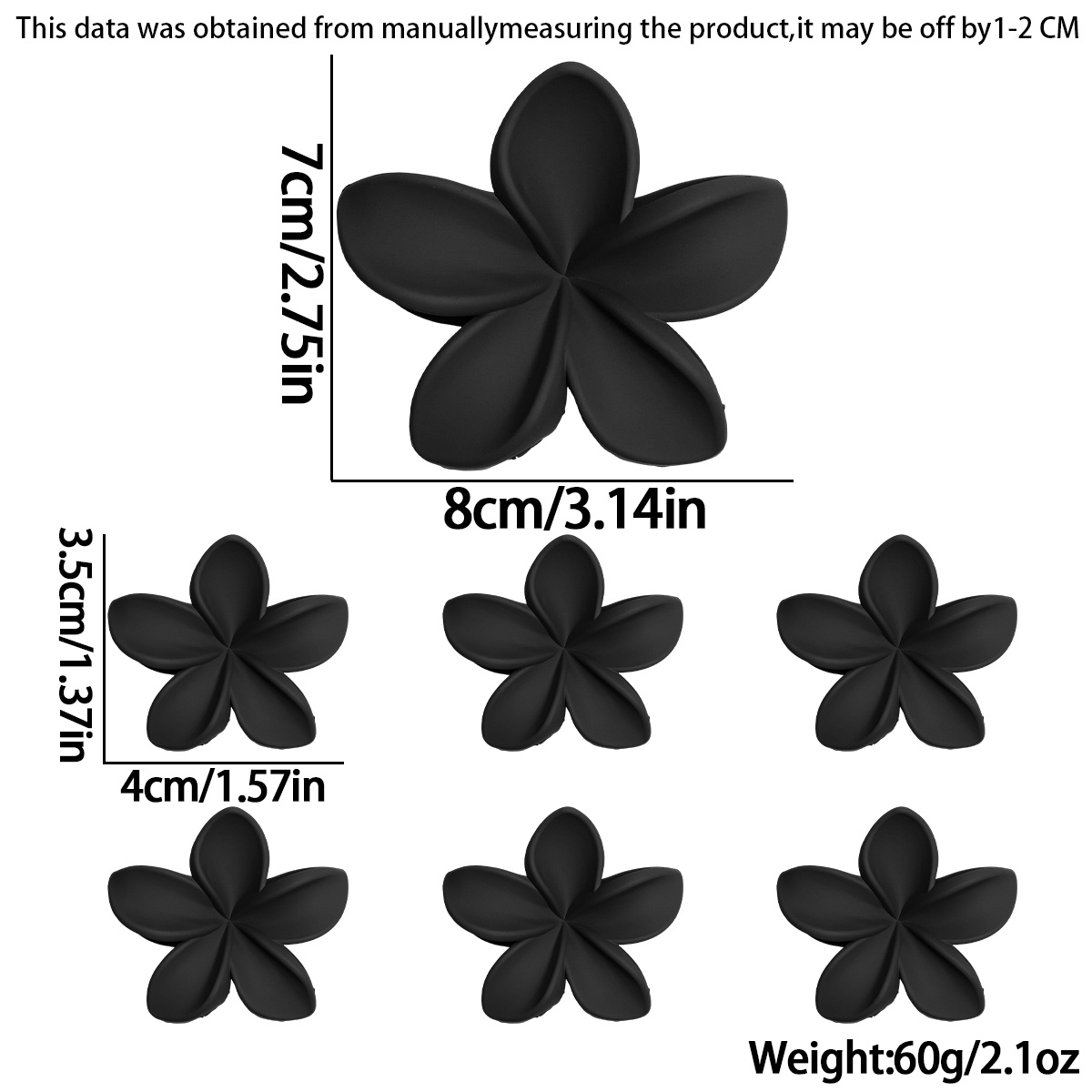28pcs Elegant Flower Hair Claw Clips Set