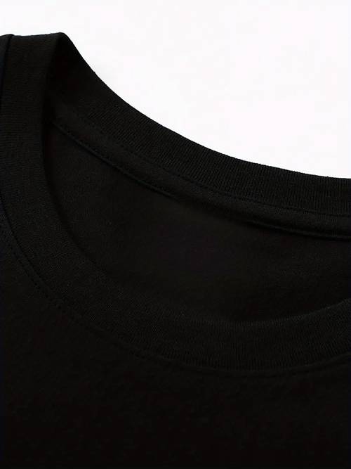 mens bohemian style 100 cotton anime graphic print t shirt short crew neck streetwear black with blue and orange accents regular fit machine washable casual wear for men apparel vibrant print top smooth fabric shirt anime t shirt