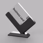 A Straightforward Desktop Holder for Business Cards, Suitable for Offices And Exhibitions, Featuring a Spacious, Non-Slip Design for Displaying Cards, Which Can Also Double As a Phone StandOpen in new tab.