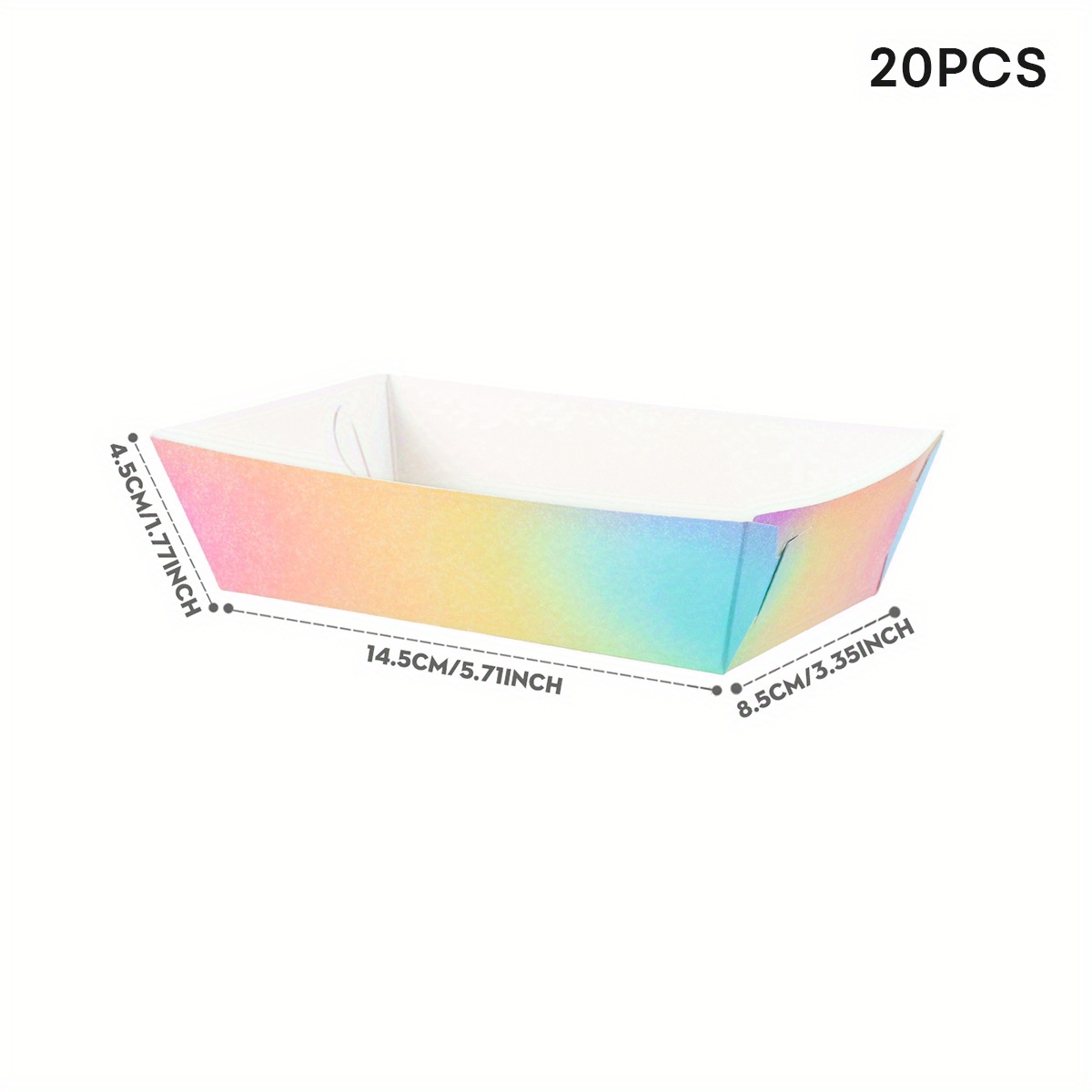 Image of 10/20/40pcs, Frosted Gradient Purple Party Gathering French , Food Tray, Paper Popcorn Box, Suitable For Birthday Party Gathering Gift Meeting Picnic Camping Bbq