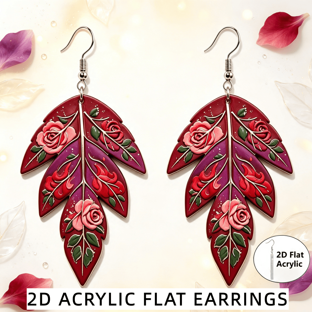 Women's Vintage Boho Floral Drop Hook Earrings