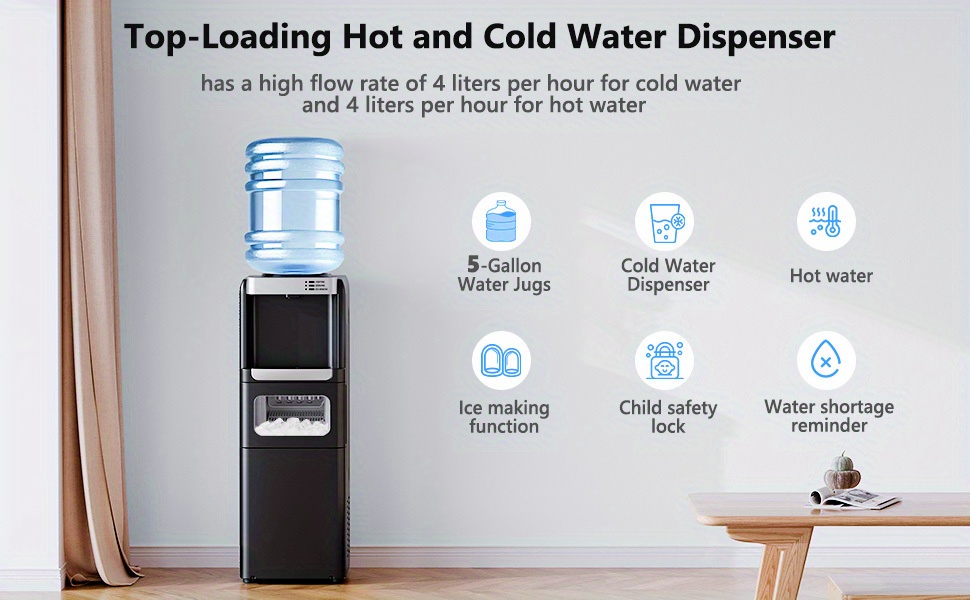 water cooler bottle usage chart office home