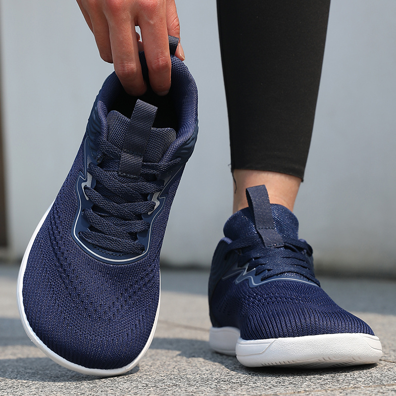 Women's Thickened Wide Toe Running Shoes, Lightweight & Breathable