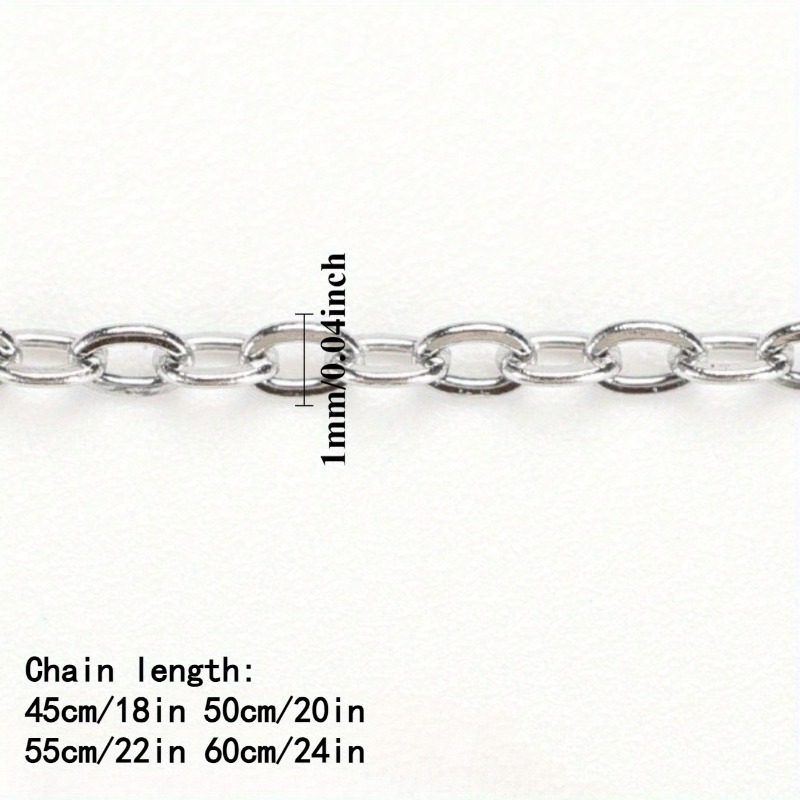 Unisex Slim Stackable O-Link Chain Necklace, Exquisite Design
