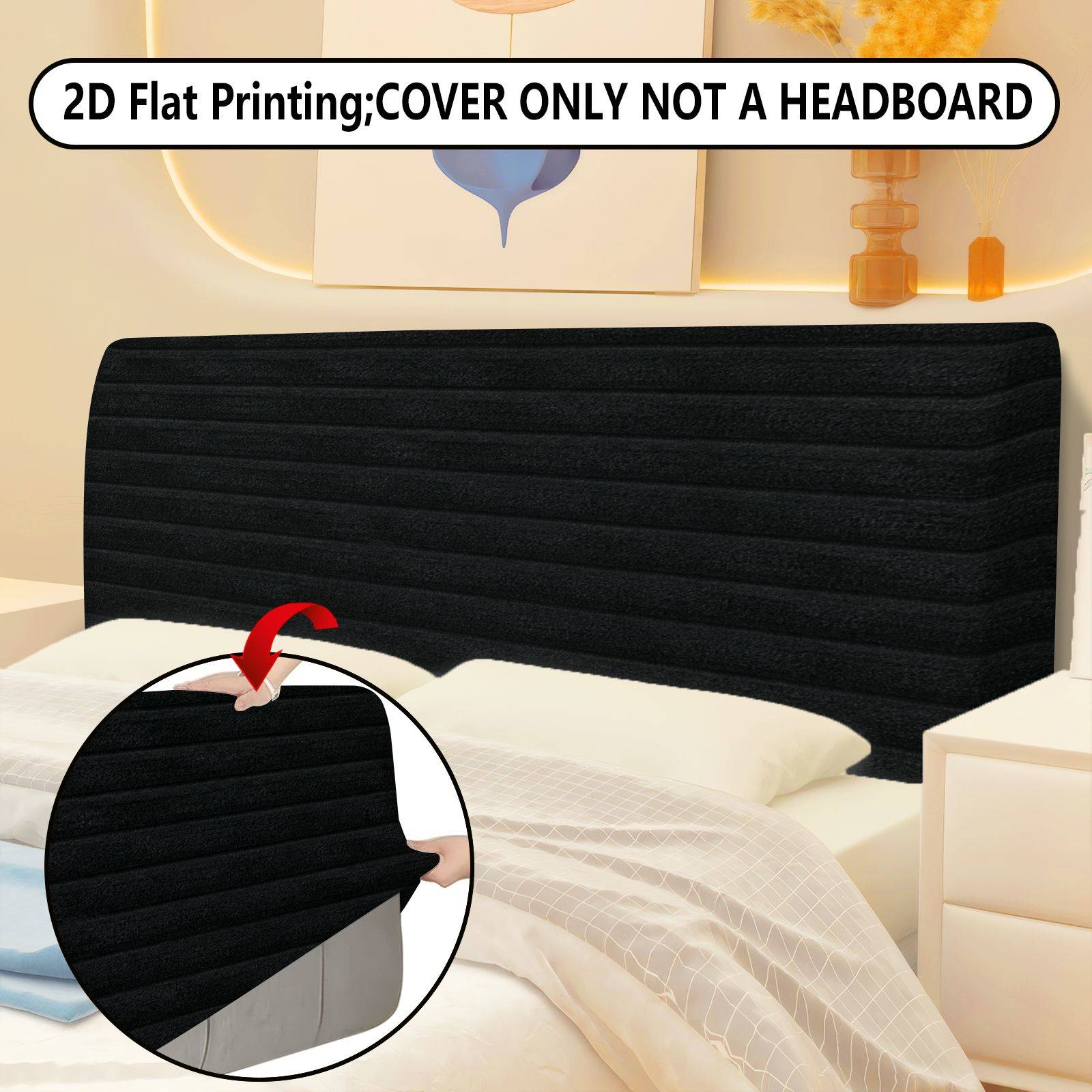 cover headboard sold on Temu United States