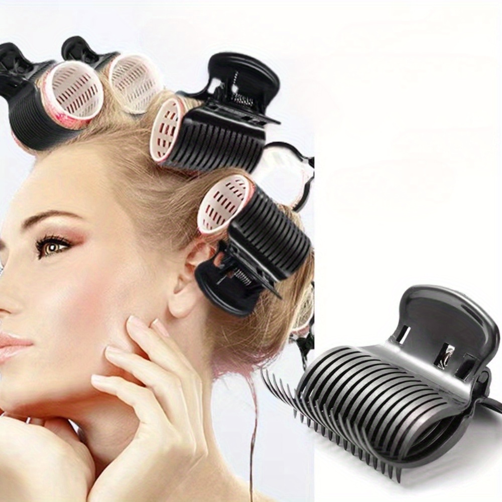 

Professional Hair Styling Clips, Plastic Curling Bar Clip For Salon, Hair Dye & Perm Insulation, Heating Hair Styling Tool Accessory