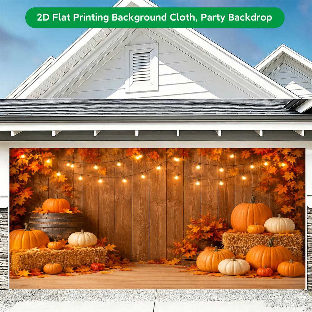 Autumn Pumpkin Backdrop for Outdoor Events
