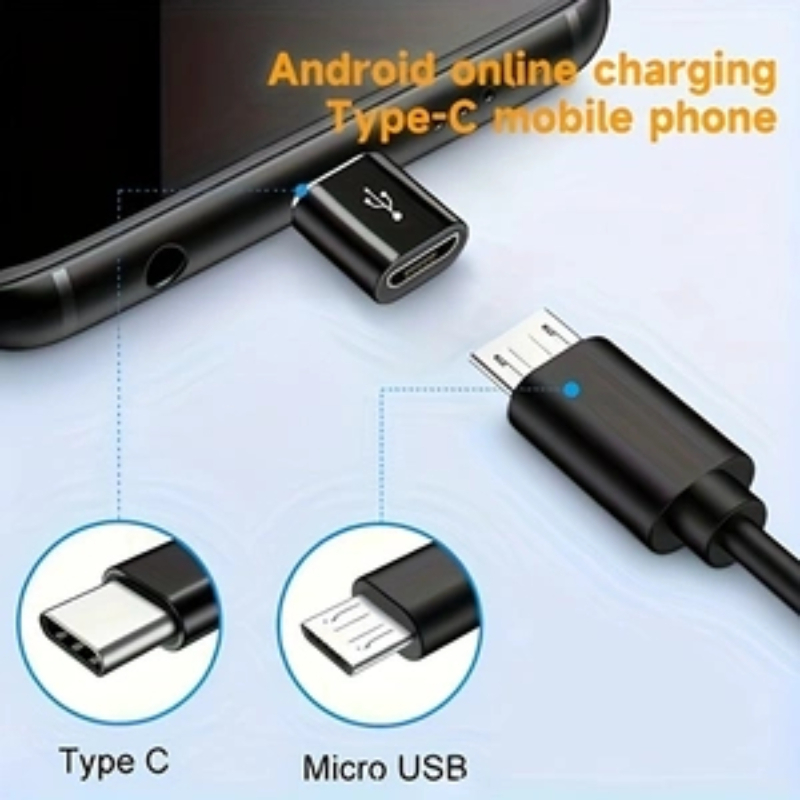 USB Type-C 90 Degree OTG Adapter Set