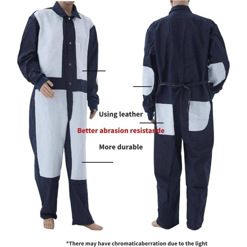 heavy duty blast suit paint protective equipment with full body coverage hooded work overalls for sandblasting grinding paint spraying reinforced stitching breathable for safety sizes xxl