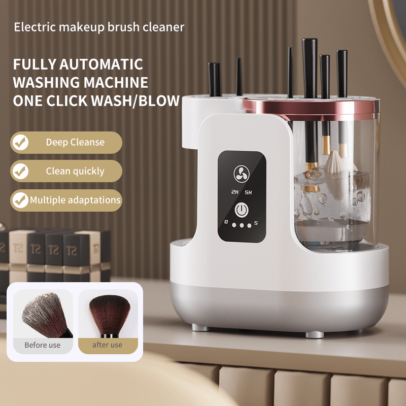 Fully Automatic Makeup Brush Cleaner Electric Drying In One