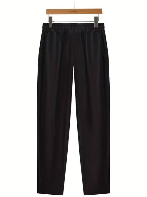 new mens casual sports pants with easy design elastic drawstring waist side pockets fashion trend versatile long trousers suitable for essential for daily use outdoor activities beach vacations and gift