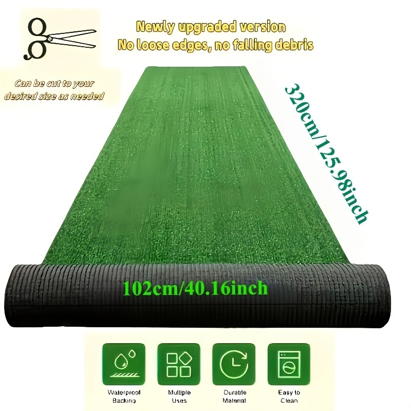 126 inch   large high quality artificial turf 890g m artificial lawn   plant garden decor ultra realistic soft   turf carpet luxurious lawn simulated turf easy to clean