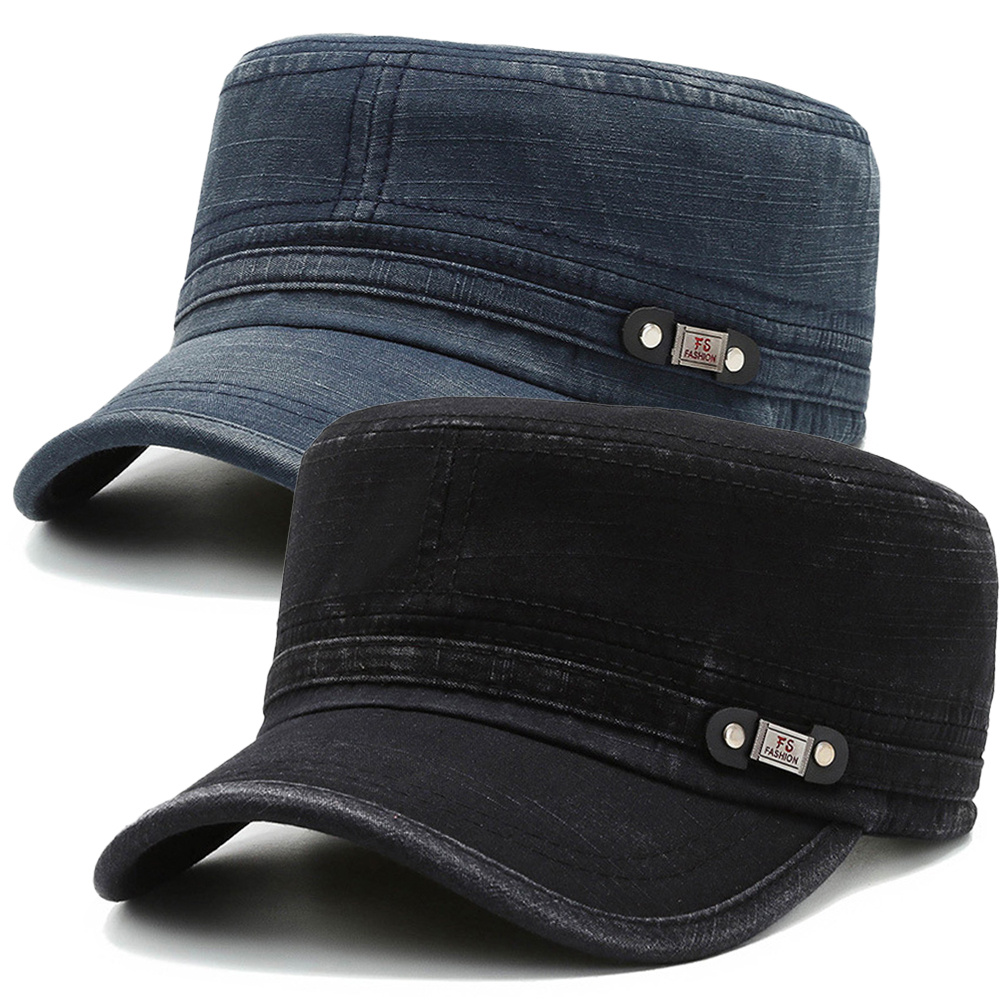 Temu – TEMU 2 Men’s Outdoor Flat Caps, Spring And Hats, Casual Flat Caps, Duckbill Hats – Adjustable Trucker Hats