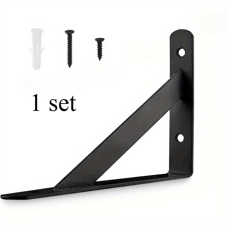 TEMU Shelf Brackets, Heavy Duty Wall L Brackets With 90 Degree Triangle, Mounting Screws Included