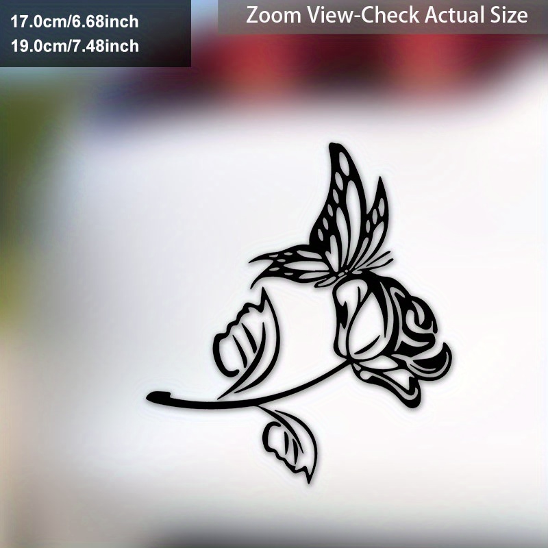White Hibiscus Decal