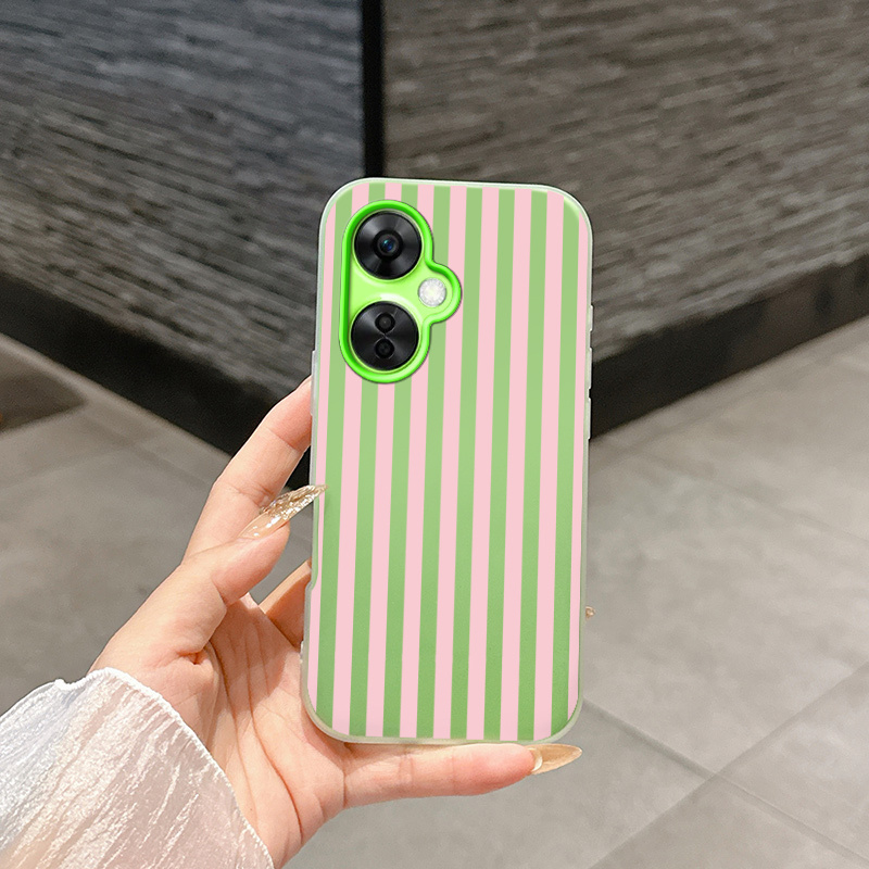 TEMU Phone Case - A Phone Cover Designed For Oneplus Ace 3/12r/nord N30/nord Ce 3 Lite Made Of Tpu And Pp, Featuring A 2-in-1 Macaron-colored