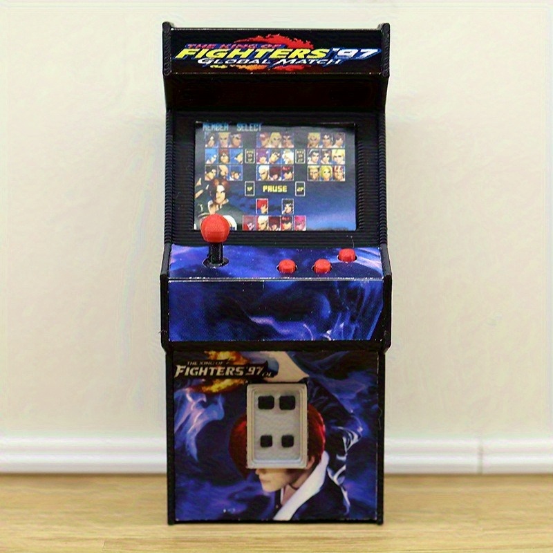 Mini Dollhouse Simulation Arcade Machine Model, Miniature Handheld Game Console Model, Photography Props