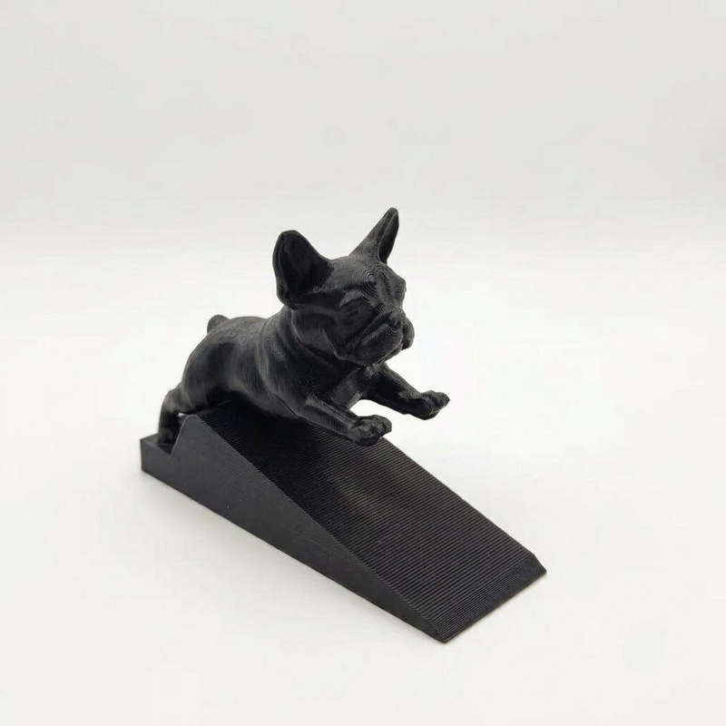 TEMU Coin de porte adorable français, cale de porte décorative avec base antidérapante, convient aux portes de chambre/salon/bureau, décoration ,