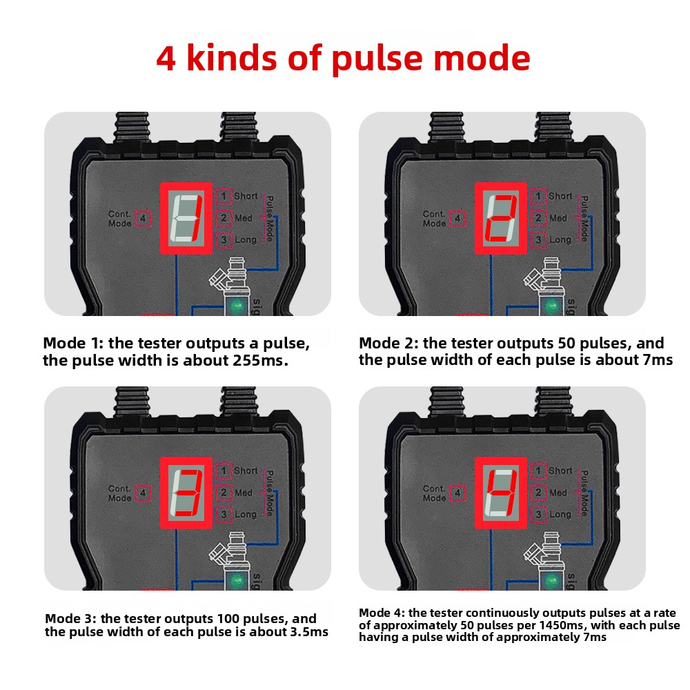 cross border trade hot selling automotive fuel injector testing and cleaning tool car repair tool model 620 without battery Product details 2