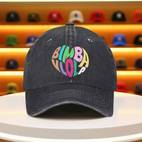1pc Abstract Fashion Baseball Cap with Adjustable Snapback Design, Lightweight for Hiking and Everyday Use - Perfect Gift for
