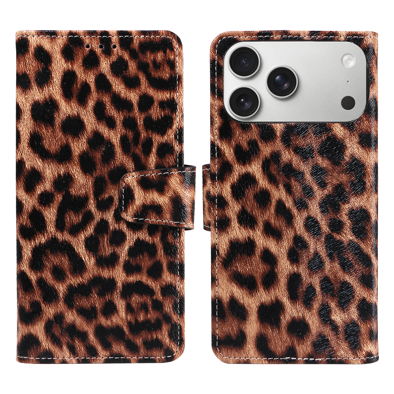 TEMU Phone Case - Business Fashion Leopard Print Phone Case For Iphone 18 Pro Max 18 Pro 18 17pro Max 17e 16 15 14 13 12 11 Pro Mini 7 8 Plus X Xs Xr