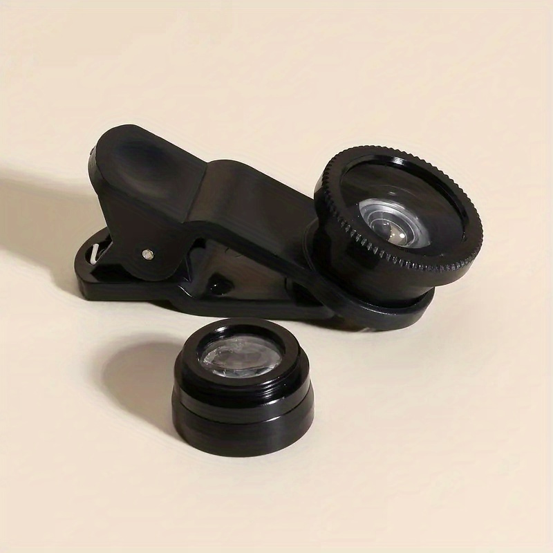 3-in-1 Universal Clip-on Phone Lens Kit - Wide Angle, Macro, Fisheye Lenses - Your Photography Experience With Premium Accessories