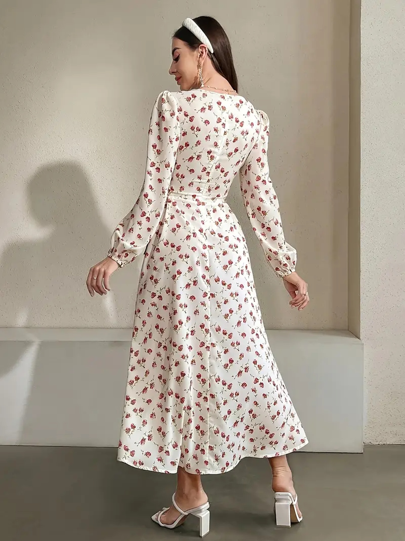 red and white church dress For Her Women Dress 82060C-Black/White Red