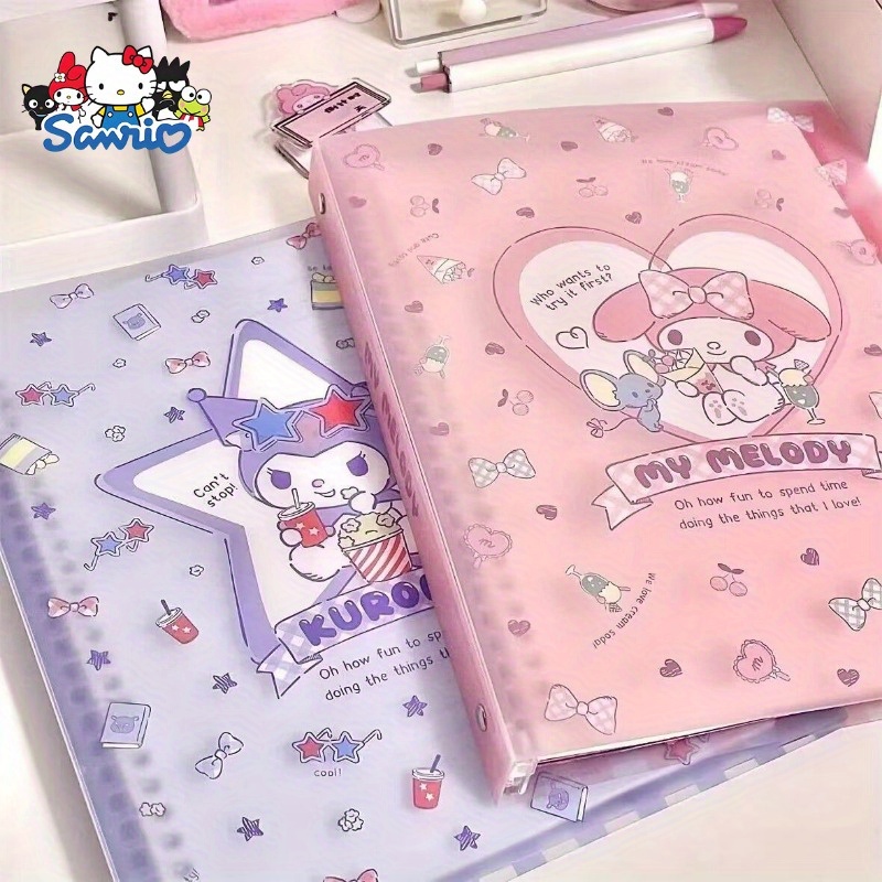 

1pc Sanrio Anime-themed Loose-leaf Notebook - For Kuromi, For Cinnamoroll & For My Melody Design, Personalized Pad For Office, School, And Daily Use