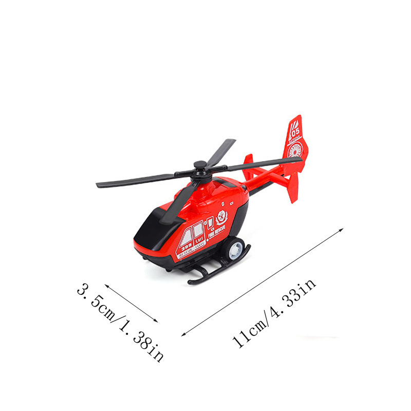 6pcs Pullback Helicopters, Outdoor Beach Toys, Novelty Toys, Desktop Decorations, Pretend Play Toys, Birthday And Holiday Gifts, Piñatas, Christmas And New Year'S Supplies, And Classroom Rewards (Random)