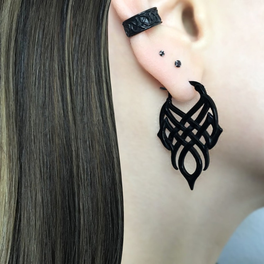 TEMU 2pcs Fashion Earrings, Vintage Earrings, Bohemian Earrings, Celtic Knot Earrings, Fashion Jewelry, Halloween Jewelry, Christmas Jewelry, Holiday