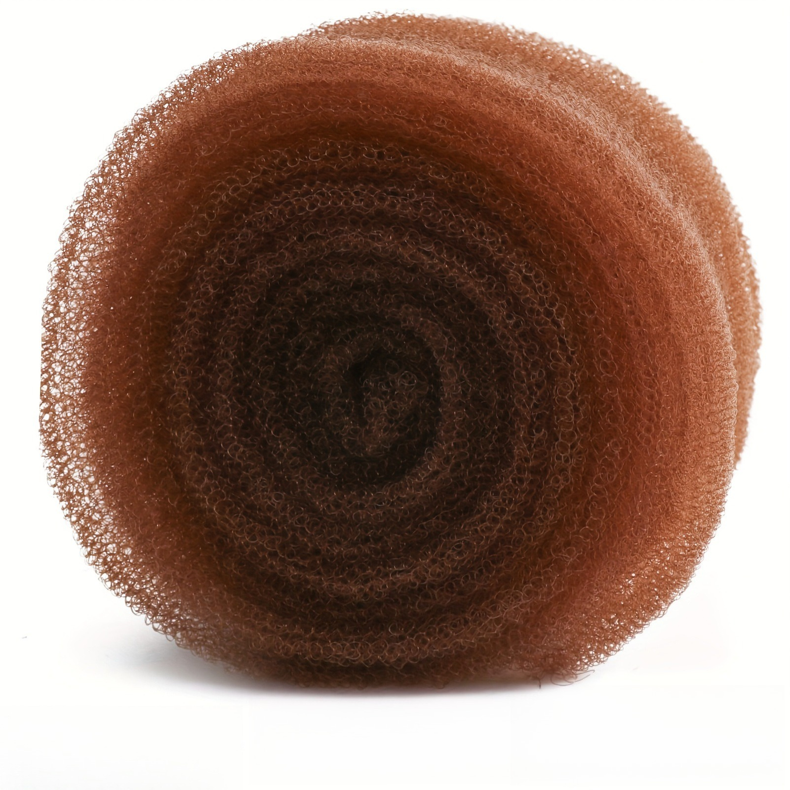 TEMU 1 Roll 70.9in Cuttable Styling Hair Pad Hair Filler Cushion Sponge Donut Black/brown Fluffy Invisible Styling Tool