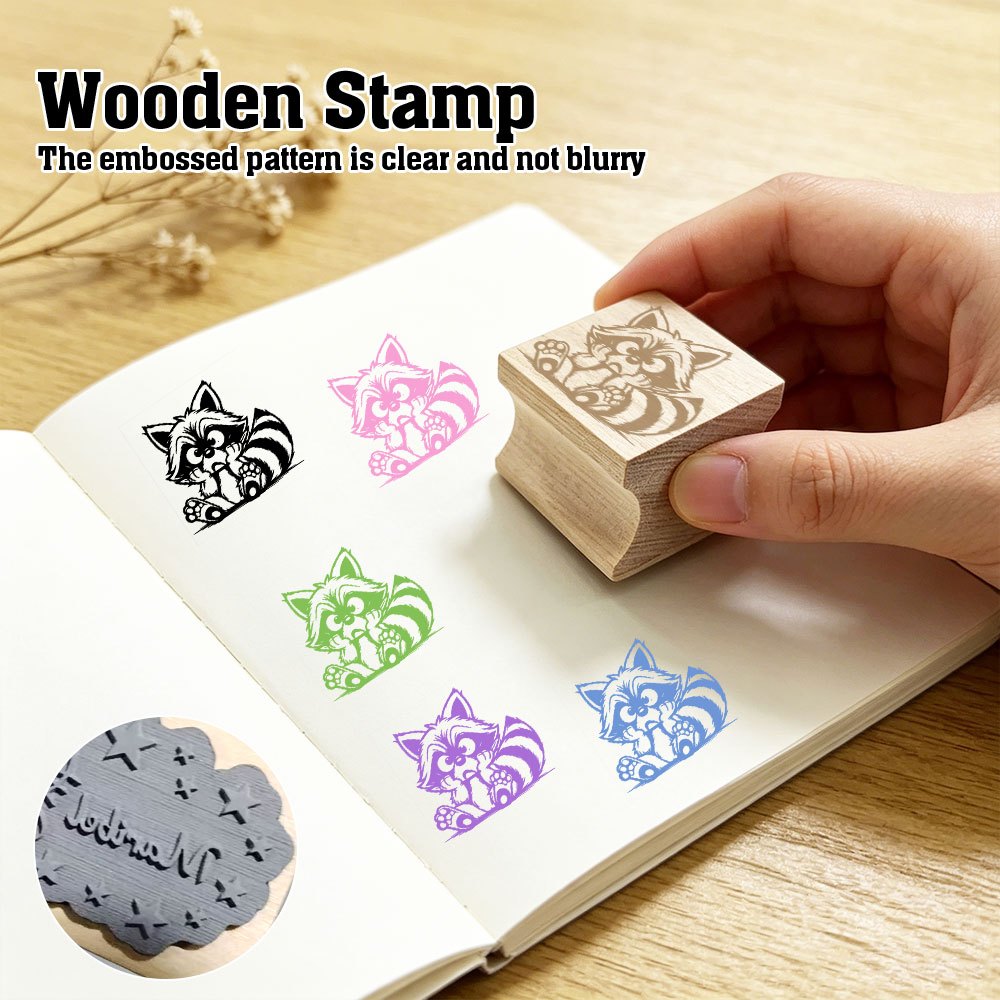 Wood Stamp for Journaling, Teacher Gifts, DIY Crafts