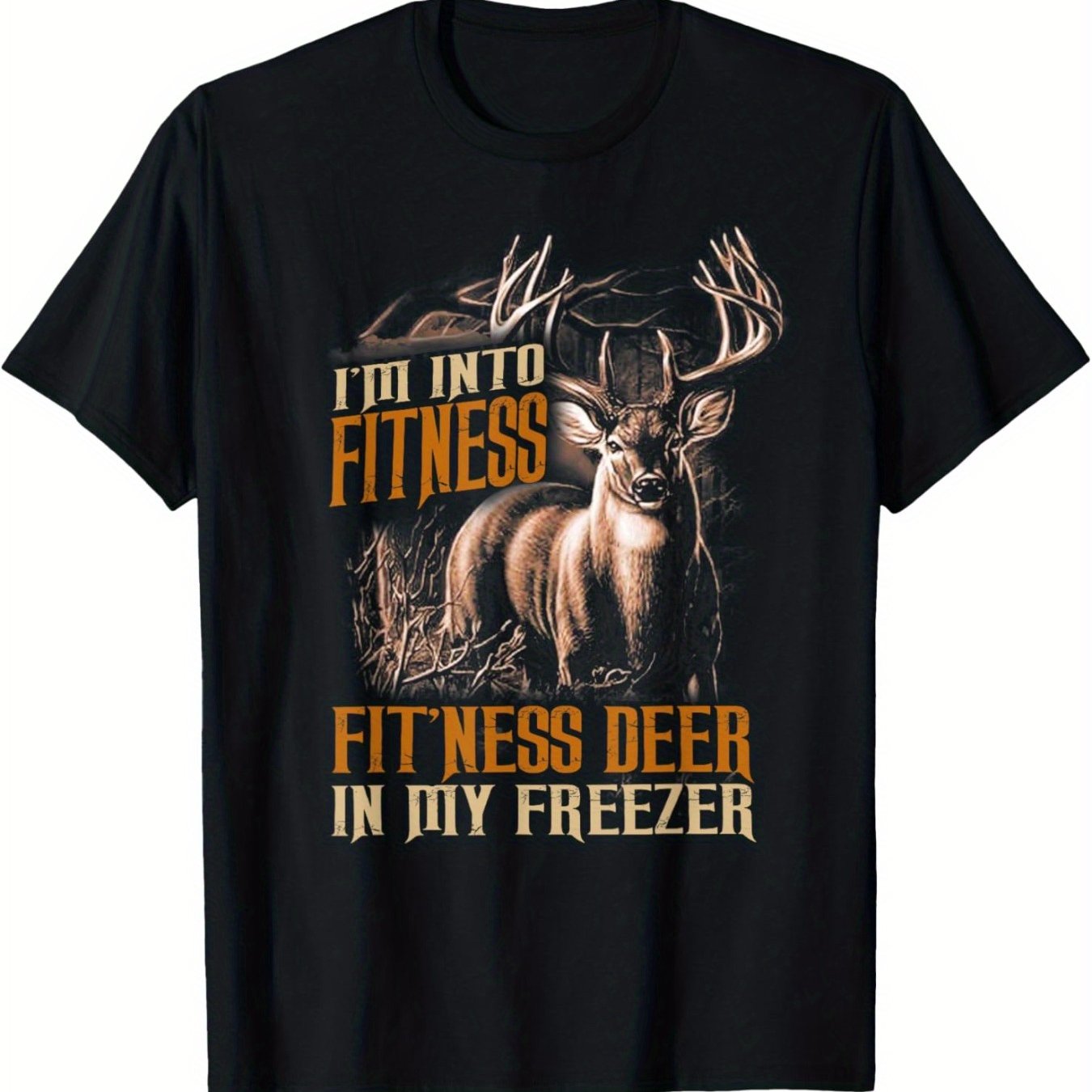 

[ ] I'm Fit' - For Men Women, Christmas Halloween Day New For Men Women Dad Mom , Unisex Tee, 100%