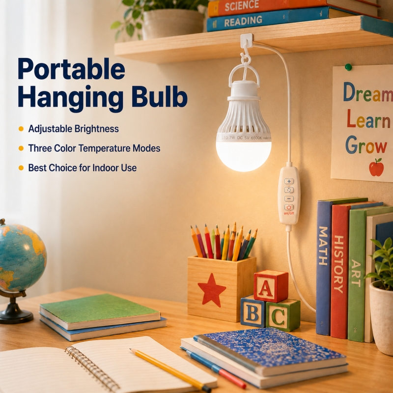 Desktop Hanging LED Ambient Light with Adjustable Brightness & Color Temperature