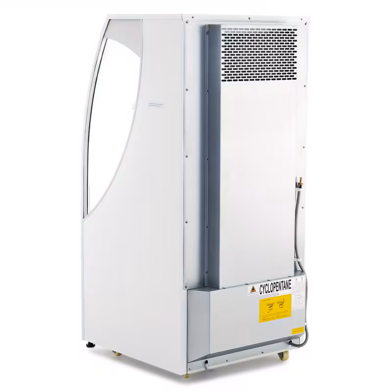 refrigerator for commercial displays in restaurants a showcase for cafes and shops featuring a 6 7 cu ft capacity and a vertical air curtain design measuring 27 6 inches Product details 2
