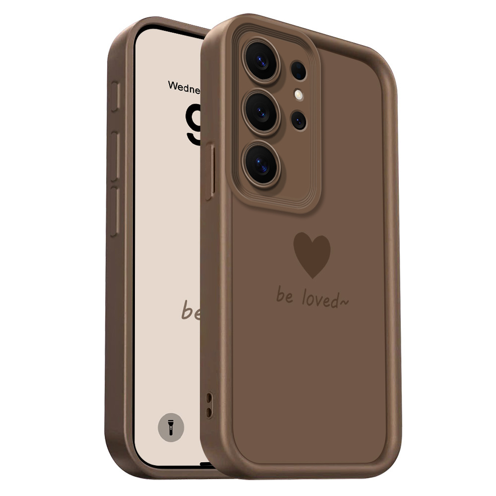 Phone Case: Heart Phone Case Compatible With Galaxy S26 S25 S24 Fe S23 S22 Scratch Resistant Staircase Soft Cover