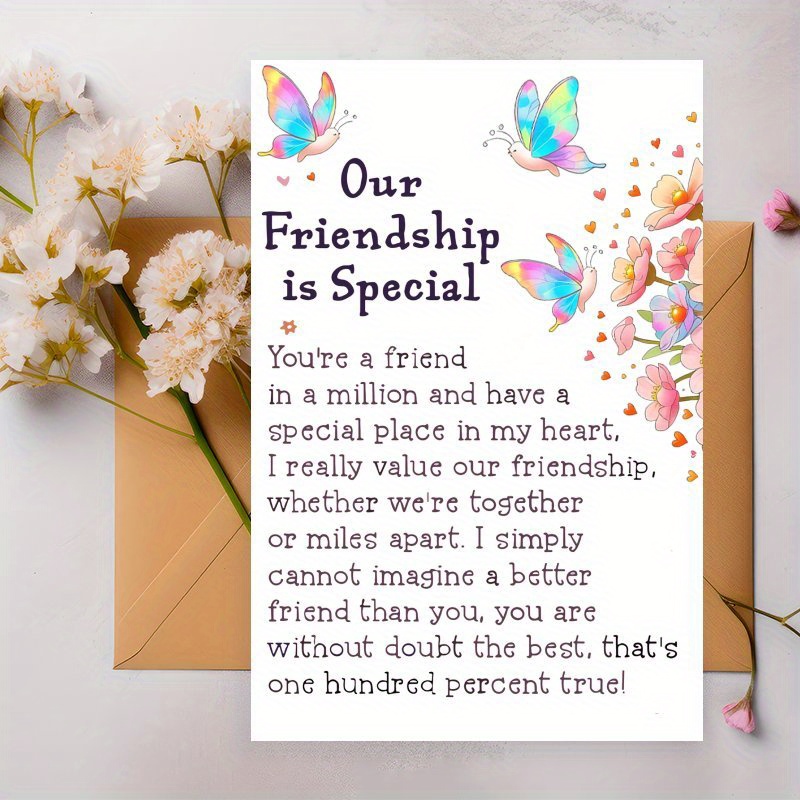 Heartfelt Birthday Card for Best Friend, Perfect for Any Occasion