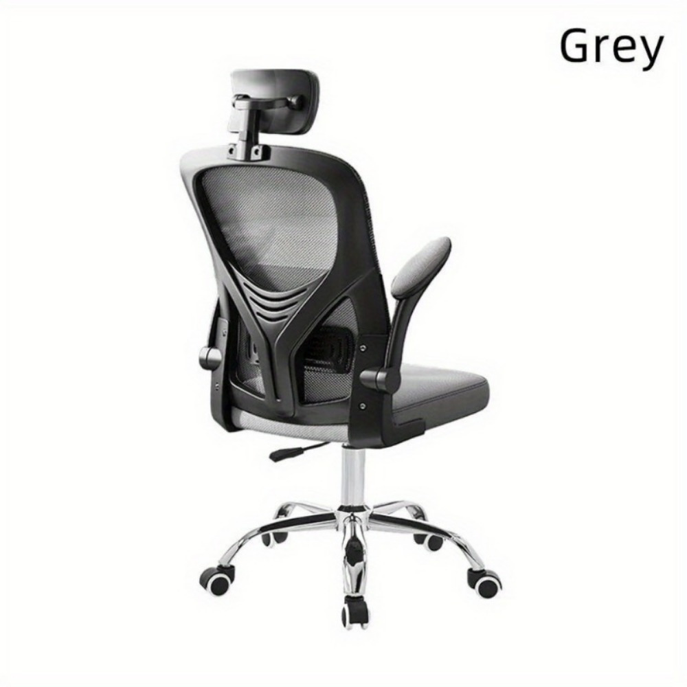 ergonomic computer desk chair with a mesh design featuring a swivel function and gas lift for height adjustment measuring 100x50x55cm details 7